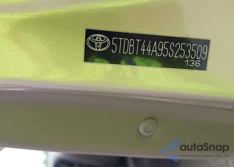 2005 Toyota Sequoia Sr5 V8 from USA, damaged, VIN 5TDBT44A95S253509